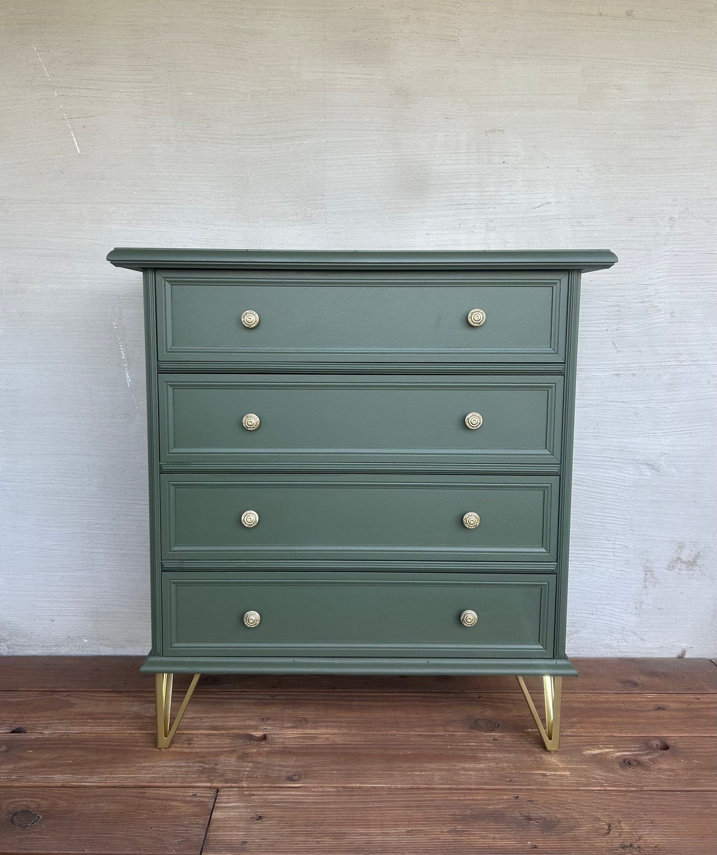 Kommode Olive grün • Vintage