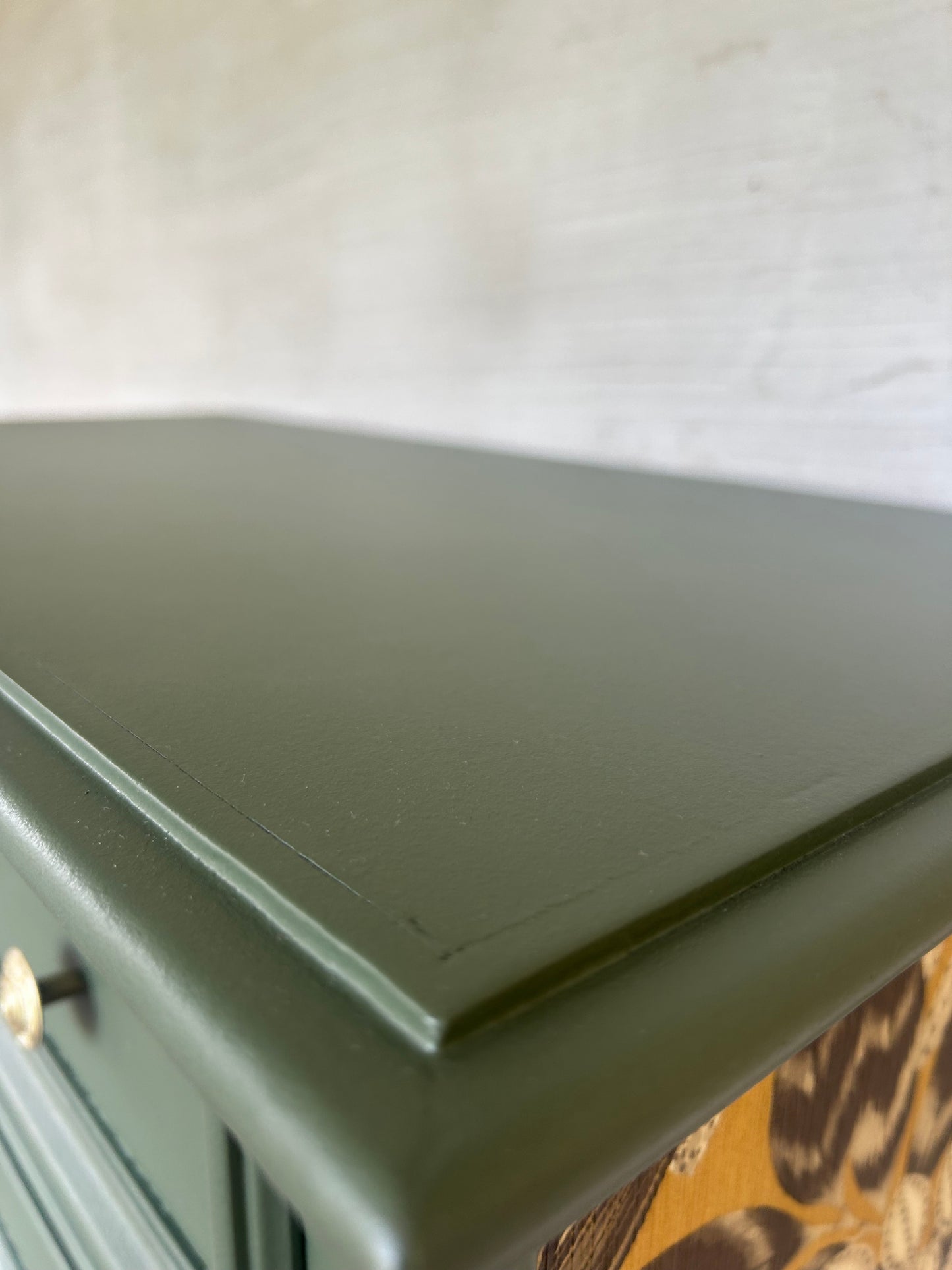 Kommode Olive grün • Vintage Sideboard Unikat
