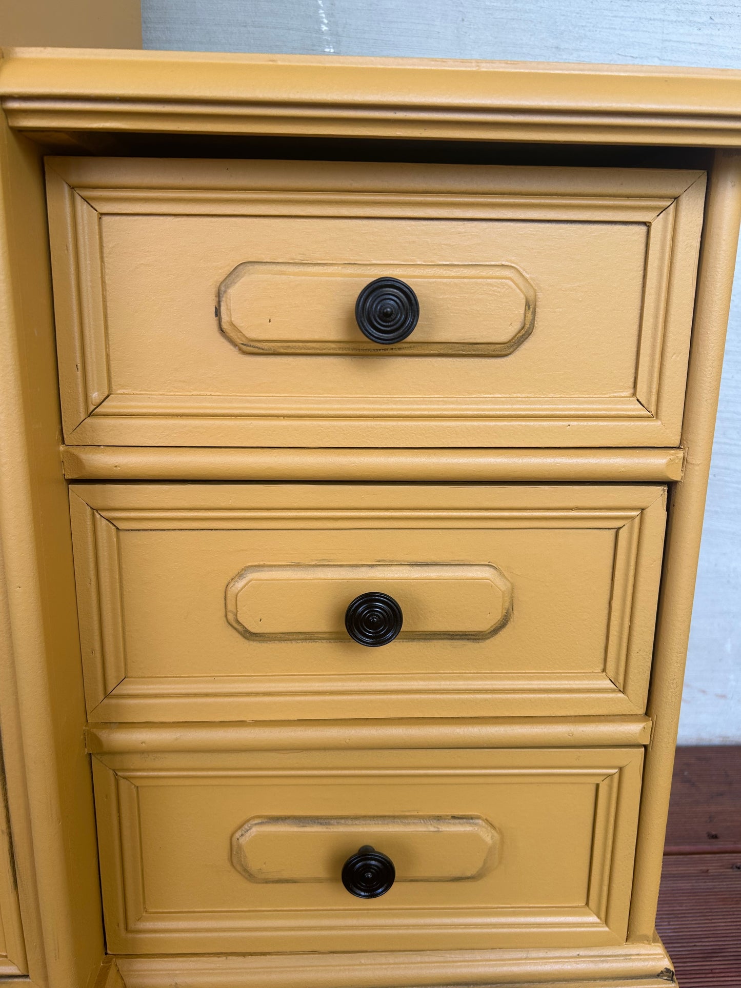 Beistellschränke Set Senfgelb