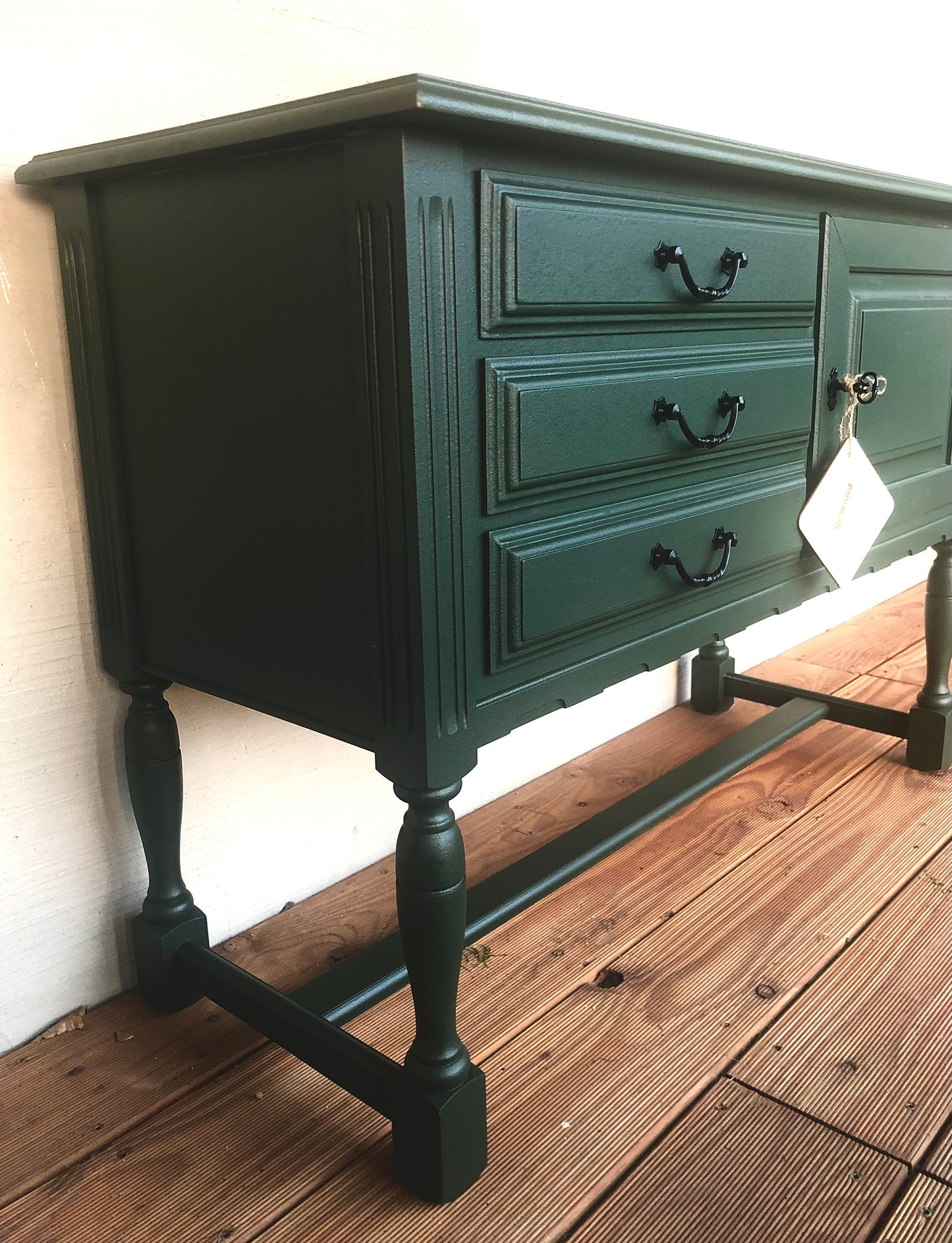 Grüne vintage kommode | Sideboard | mid century | tannengrün |