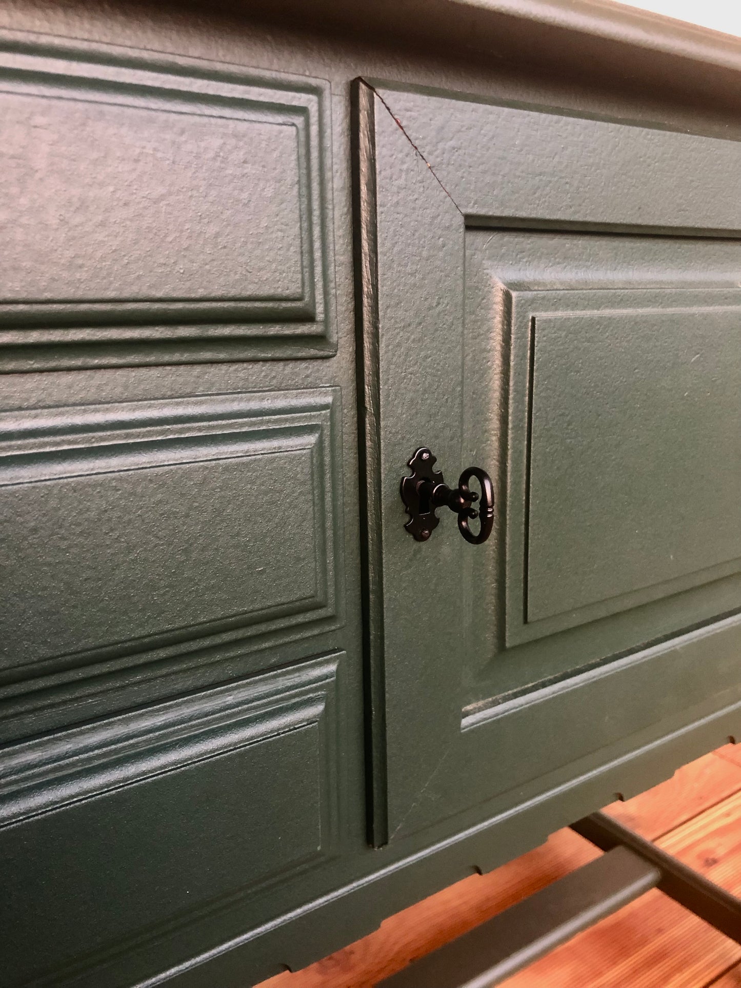 Grüne vintage kommode | Sideboard | mid century | tannengrün |