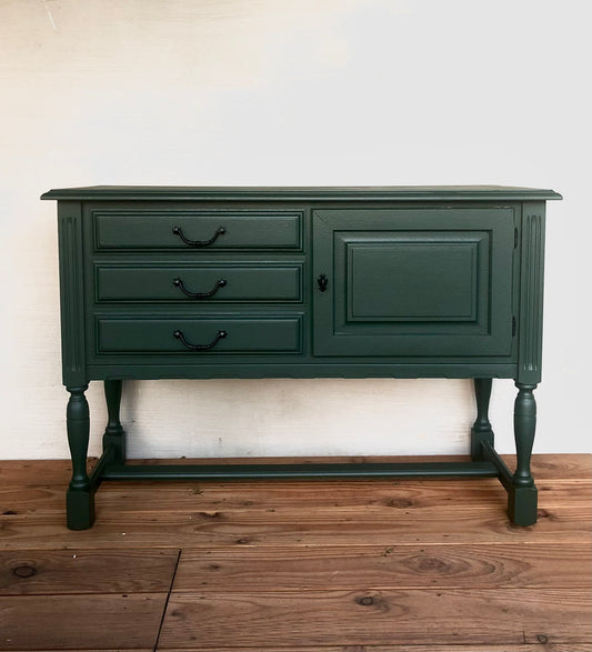 Grüne vintage kommode | Sideboard | mid century | tannengrün |